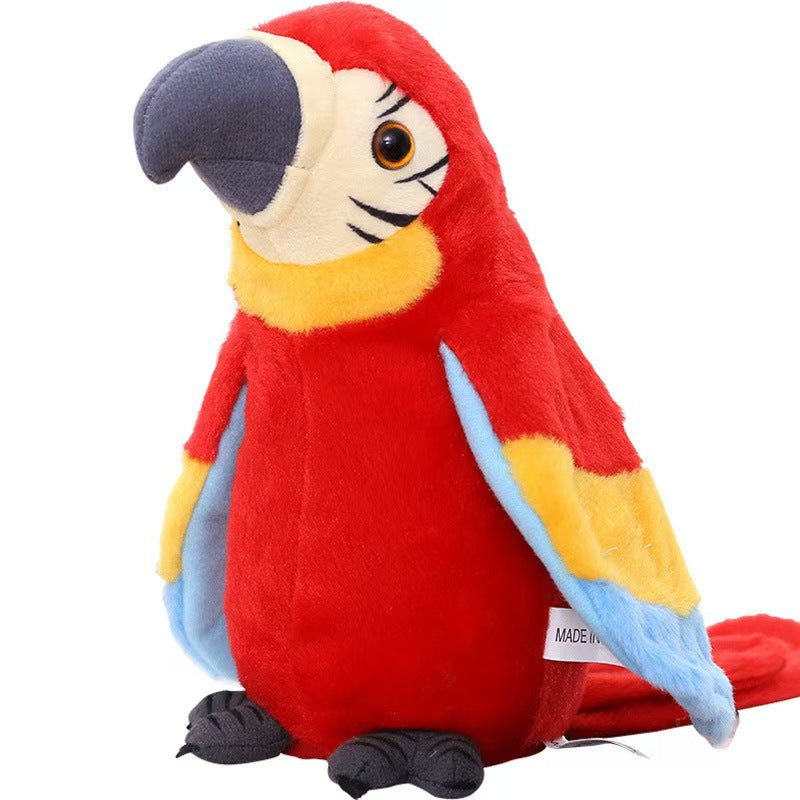 Loro de Peluche Eléctrico que Habla y Canta