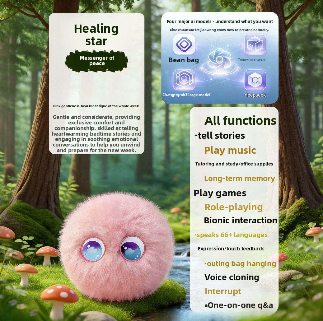 Company de peluix interactiu d'aprenentatge amb IA