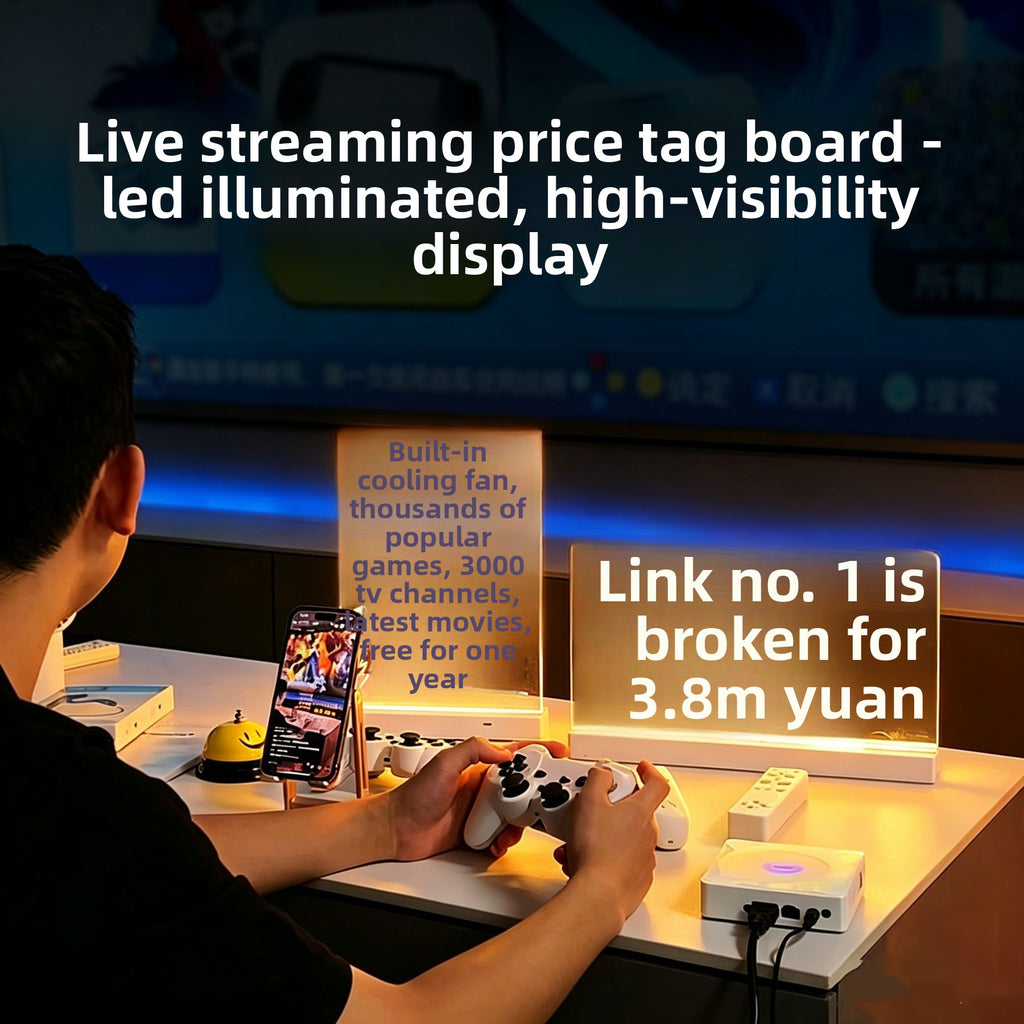 Pizarra de Mensajes LED Recargable con Superficie Acrílica
