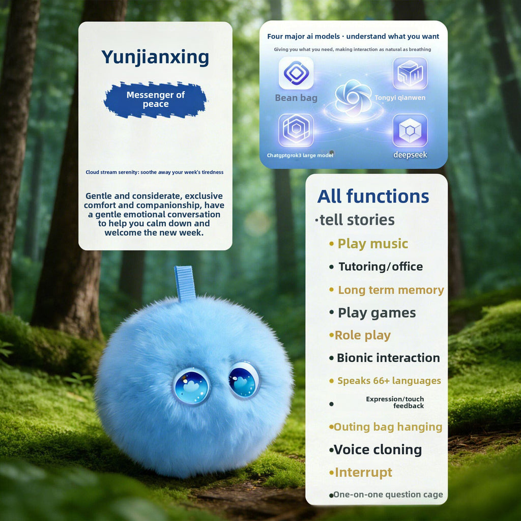 Company de peluix interactiu d'aprenentatge amb IA