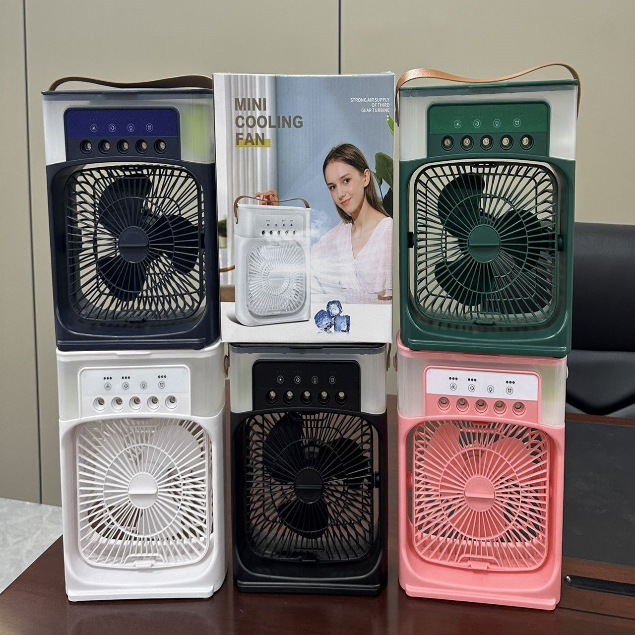 Ventilador polvoritzador humidificador d'escriptori USB