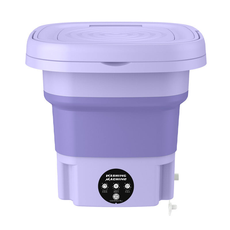 Lavadora Mini Automática 9L Plegable con Luz Azul Antibacteriana