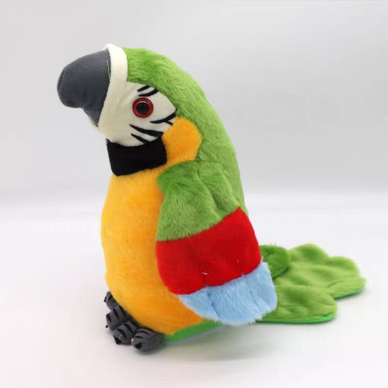 Loro de Peluche Eléctrico que Habla y Canta