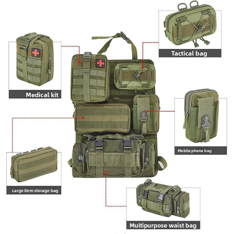 Conjunto de Bolsa de Cintura de Armazenamento Multifuncional