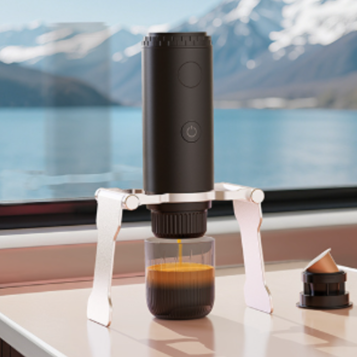 Cafetera espresso italiana portátil con carga USB