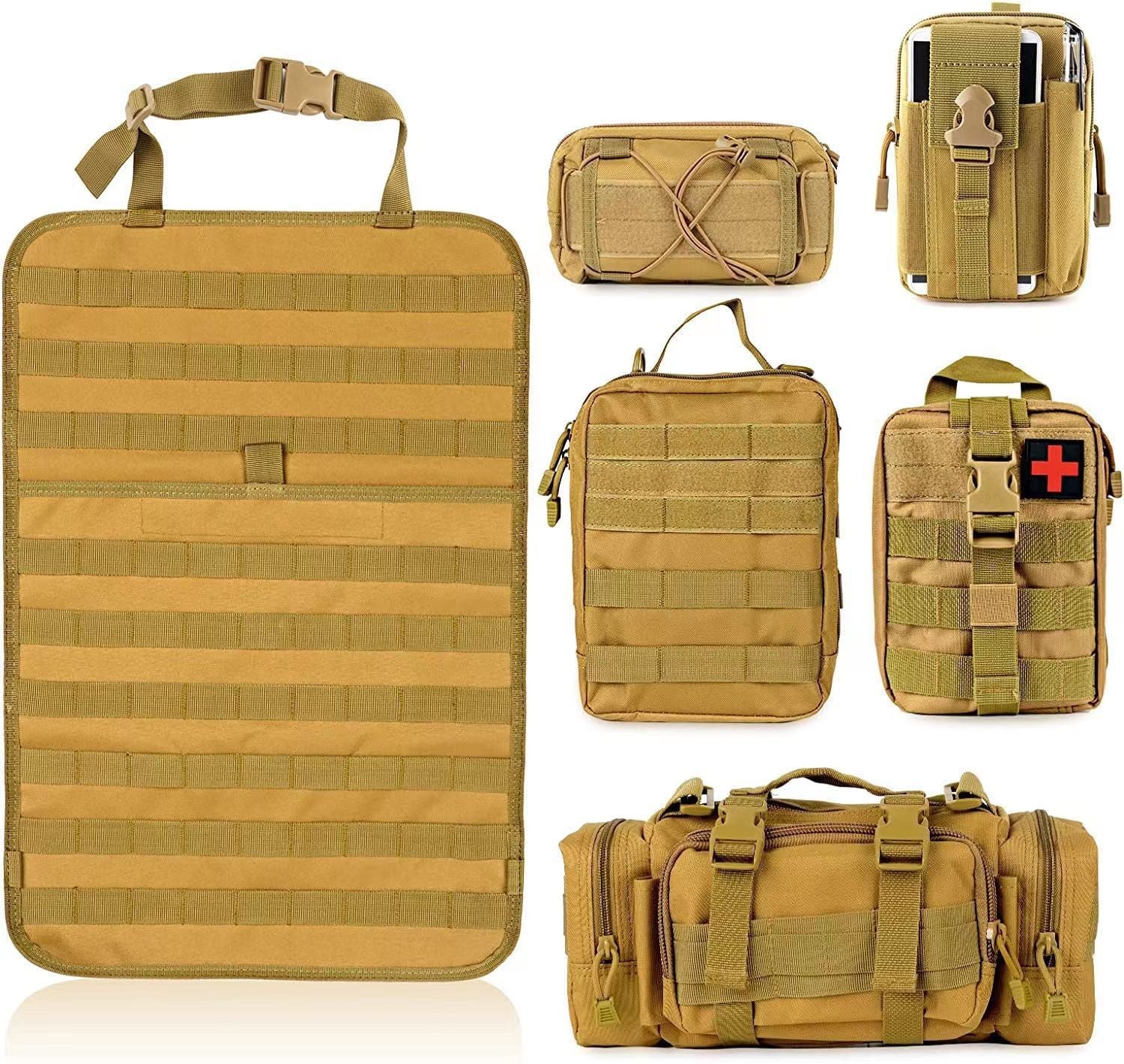 Conjunto de Bolsa de Cintura de Armazenamento Multifuncional