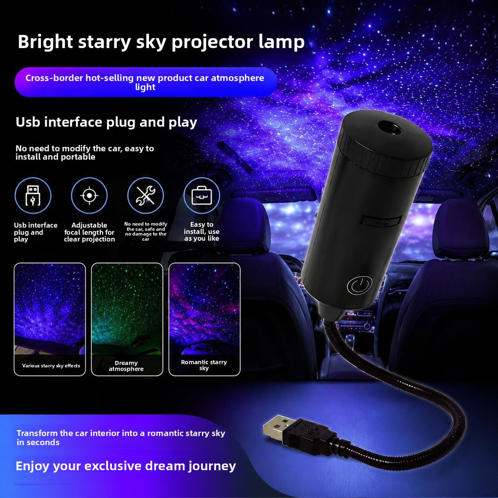 Luz proyectora de cielo estrellado para coche