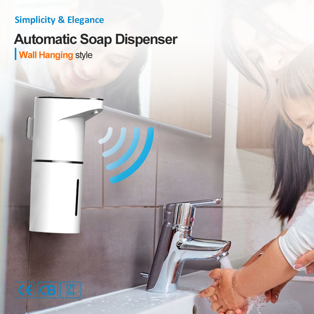 Dispensador automático de jabón espuma con sensor recargable