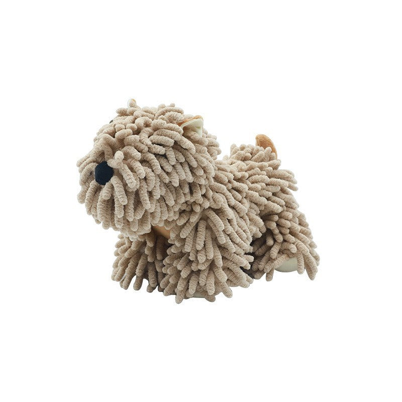 Toalla de Mano Cachorro Chenilla – Suave, Absorbente y Decorativa