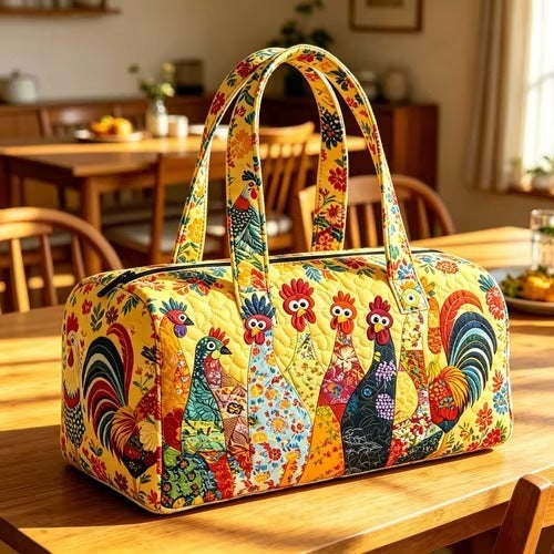 Bolsa de viaje y yoga de algodón acolchado