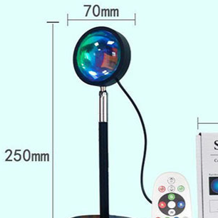 Lámpara Sunset RGB con Mando a Distancia
