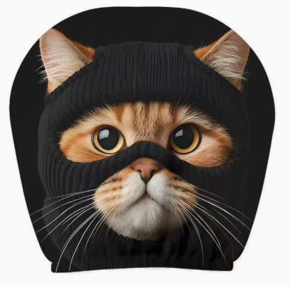 Capa de Encosto de Cabeça com Estampa de Caveira Preta para Carro, Estilo Elástico Universal, Divertida e Interessante