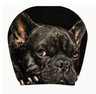 Capa de Encosto de Cabeça com Estampa de Caveira Preta para Carro, Estilo Elástico Universal, Divertida e Interessante