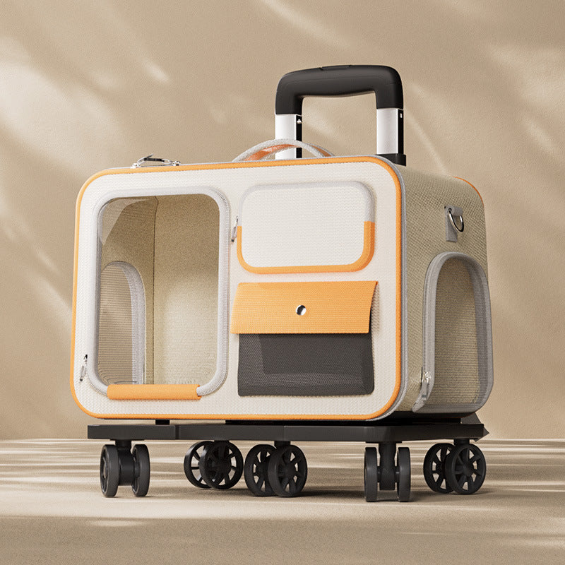 Transportín multifuncional portátil para mascotas