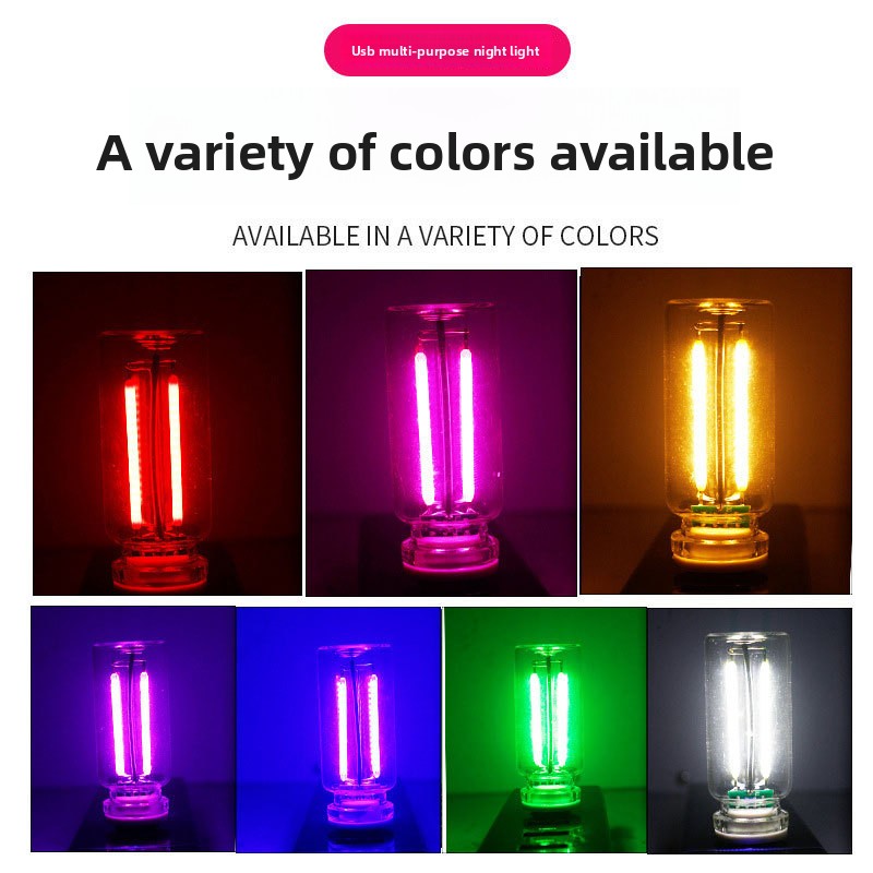 Luz de ambiente LED con control táctil