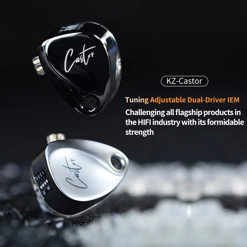 Auriculares KZ Castor HiFi - Monitor IEM
