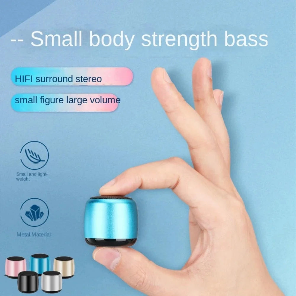 Altavoz Bluetooth portátil HiFi metal
