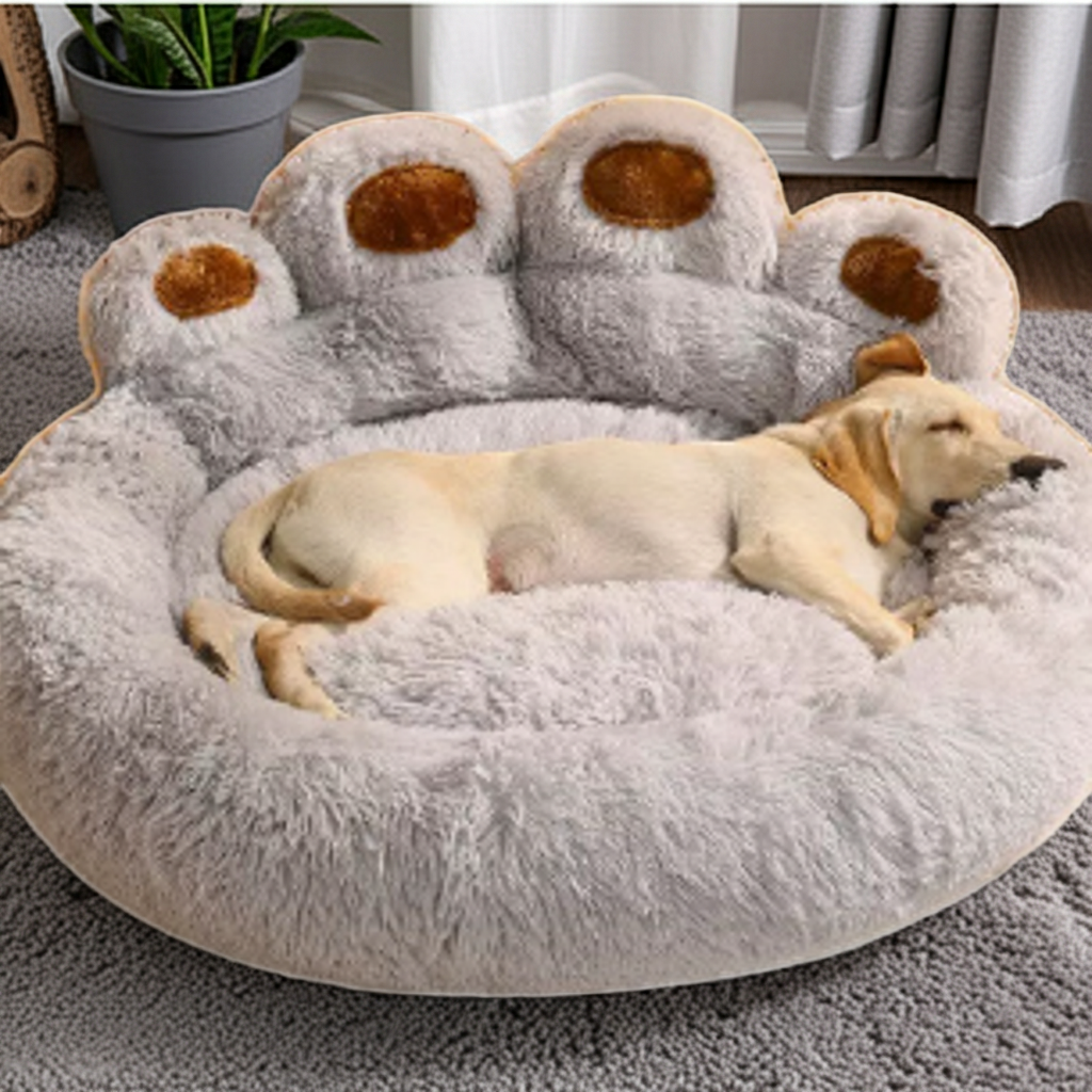 Cama de franela para mascotas - Gatos y perros