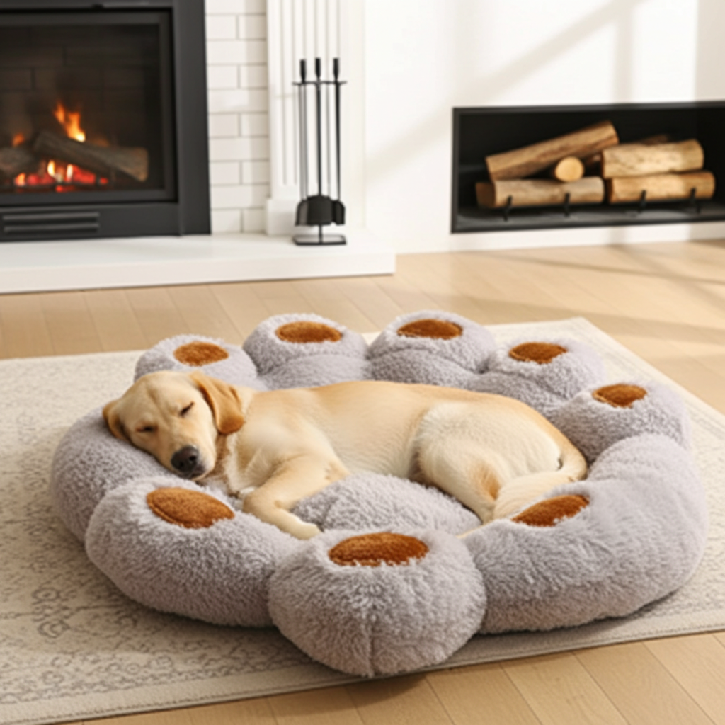 Cama de franela para mascotas - Gatos y perros