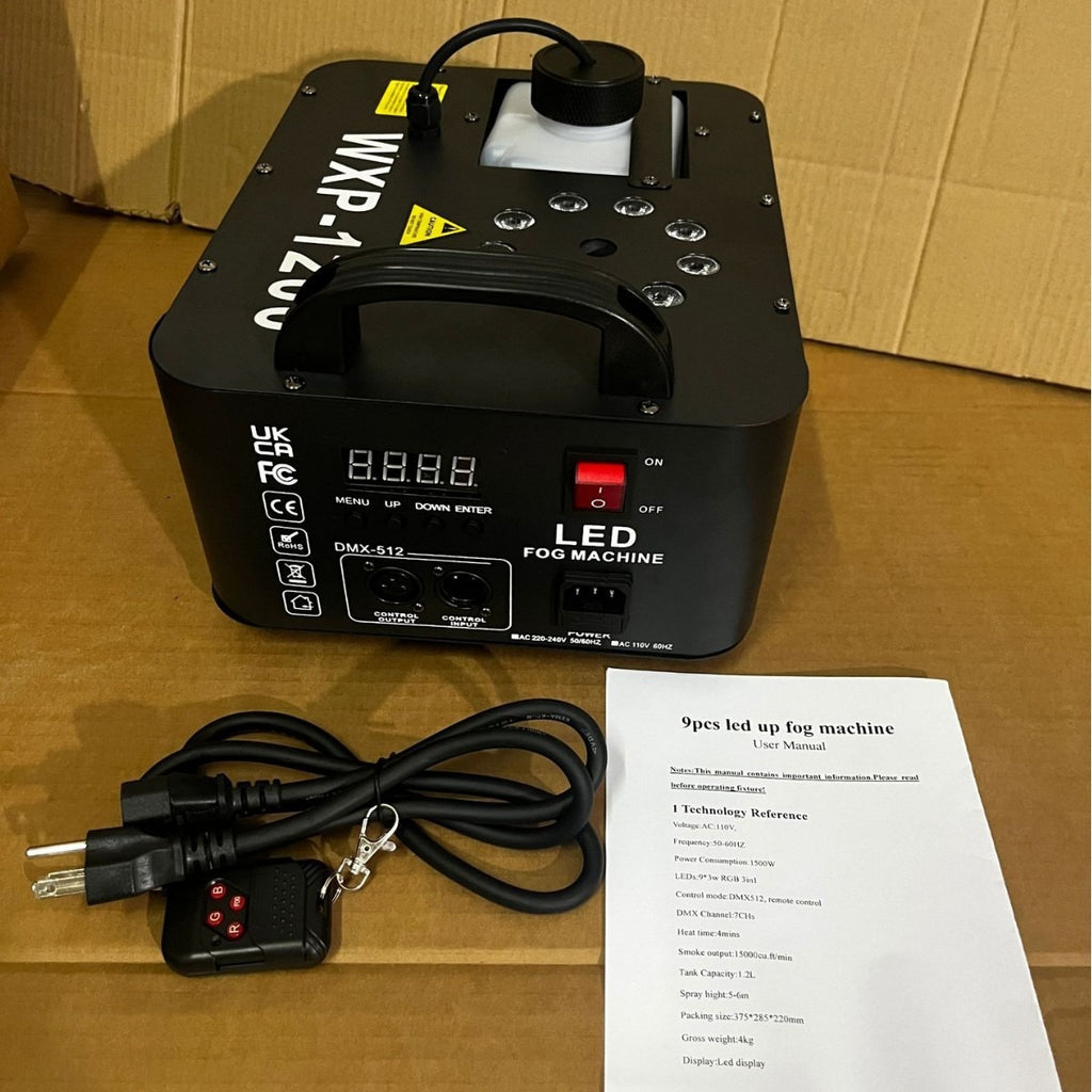 Máquina de Humo LED con Control Remoto
