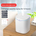 Humidificador de Gran Capacidad 2L con Doble Salida de Vapor y Luz Ambiental