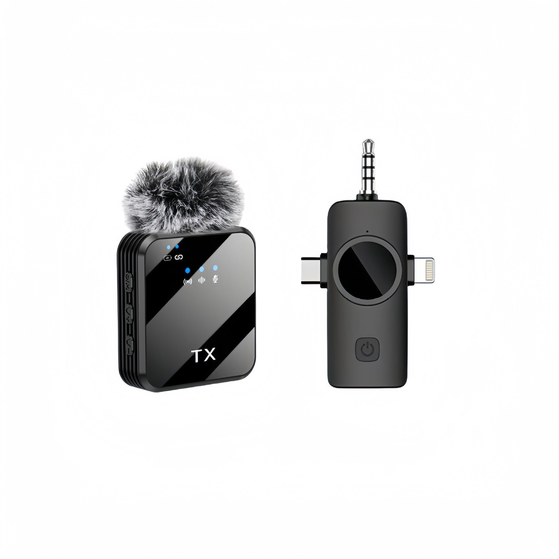 Micrófono Lavalier Inalámbrico Bluetooth 5.3 con Cancelación de Ruido