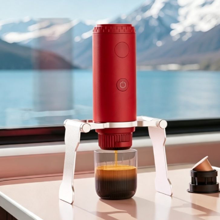 Cafetera espresso italiana portátil con carga USB