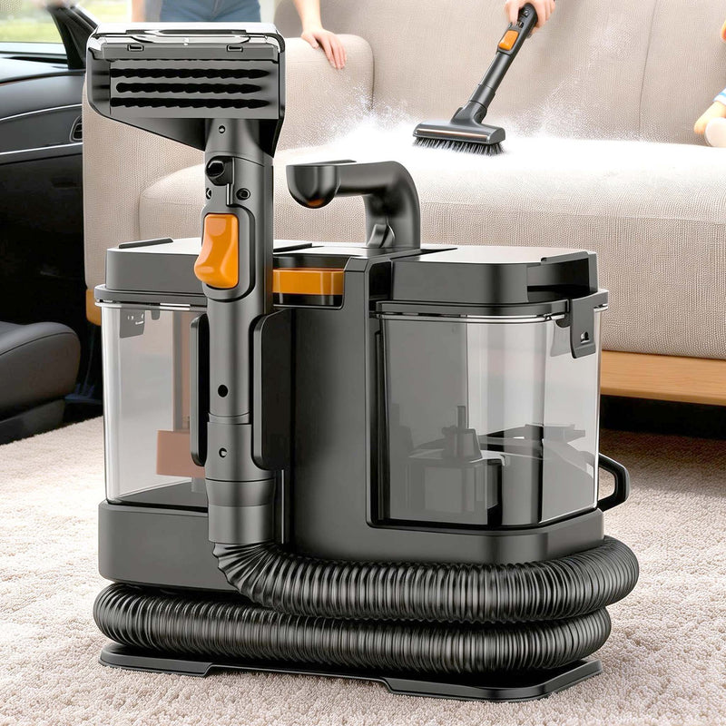 Limpiador multifunción de telas y moquetas 500W con depósito 1-2L