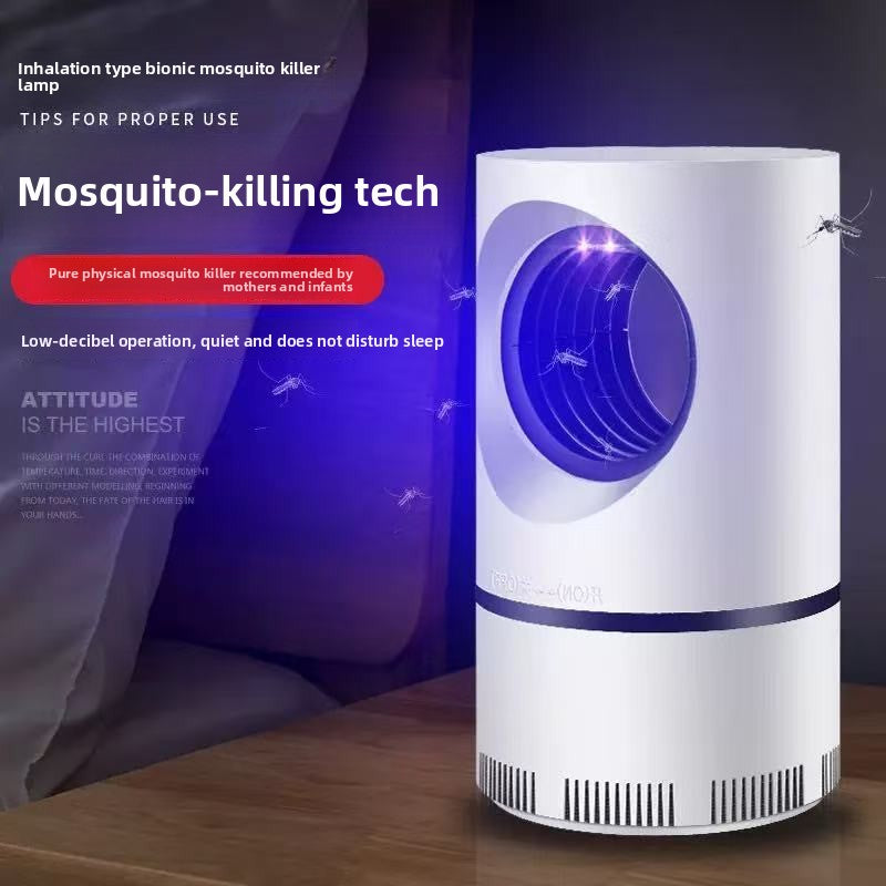 Lámpara Antimosquitos UV Fotocatalizador con Trampa de Luz Azul