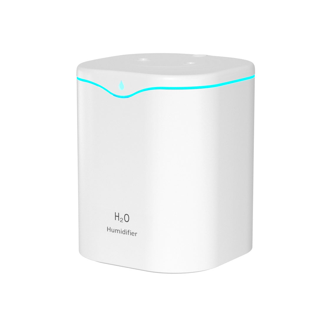 Humidificador de Gran Capacidad 2L con Doble Salida de Vapor y Luz Ambiental