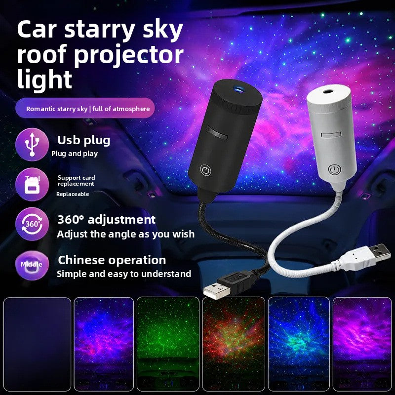 Luz proyectora de cielo estrellado para coche